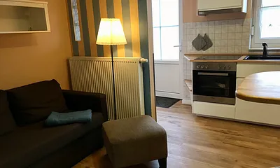 Wohnbereich mit Küchenzeile 