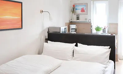 Detailansicht Schlafbereich (Doppelbett 1,60 x 2 m)