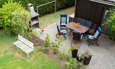 Garten mit Sitzecke und Grillmöglichkeit 