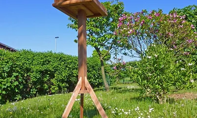 Hier treffen sich gern unsere kleinsten Gäste: Blaumeisen, Kohlmeisen, Haussperling, Feldsperling, Buntspecht, Grünling, Sumpfmeise und Amsel.