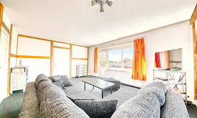 Der Blick zur Terrasse