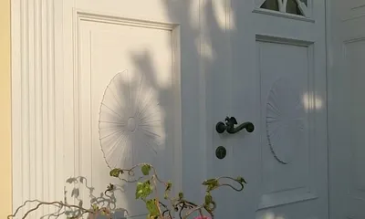 Gästeeingang - Darßer Haustür