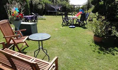 Unser großer Garten für alle Gäste 