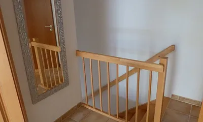 Treppe von den Schlafzimmern nach unten