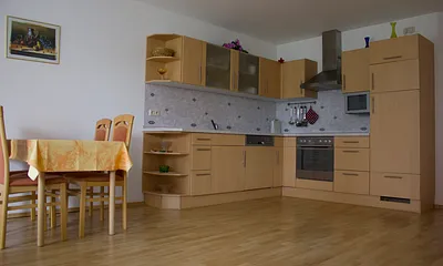 voll ausgestattete Küche