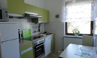 Küche Fewo Meerblick, Abendsonne