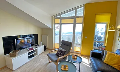 Wohnzimmer mit TV