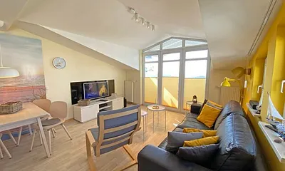 Haus Rügenscher Bodden/Meerblick, 3-Zimmer-Ferienwohnung (WE 09 DG/BK)