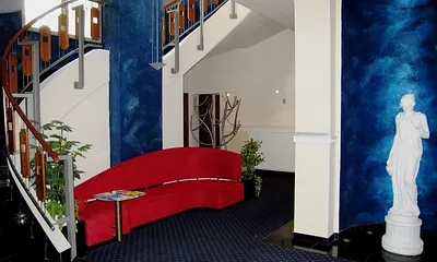 Die Halle im Erdgeschoß 