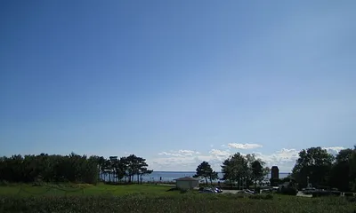 Das ist Ihr Blick auf die Ostsee (Greifswalder Bodden).