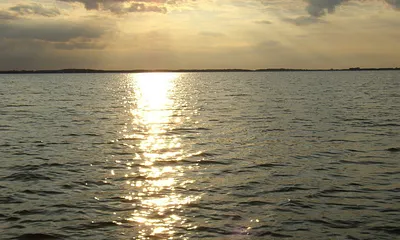 Achterwasser am Abend