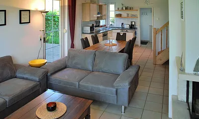 Wohnbereich und Küche