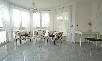 gemütliche Sitzecke im Wohnzimmer