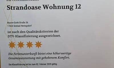 Sterneurkunde des Deutschen Tourismusverbandes