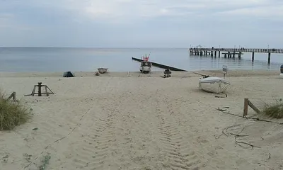 Strandzugang an der Seebrücke