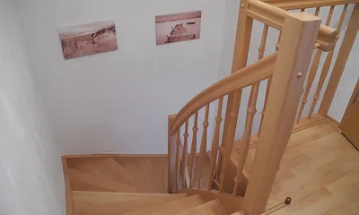 Das Treppenhaus von Oben gesehen