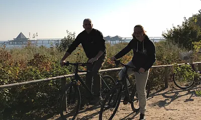 ausgiebige Radtour direkt an der Promenade 