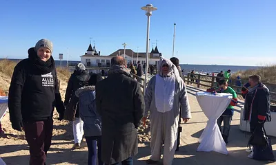 Osterfest an der Seebrücke Ahlbeck 