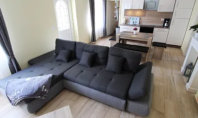 Wohnbereich mit Küchenzeile