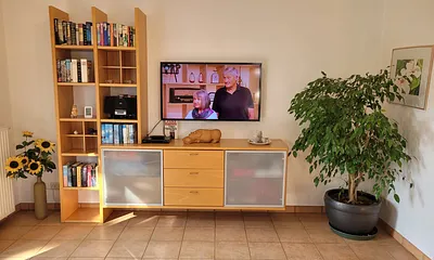 HIFi, CD-Player und Bücherregal