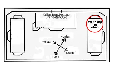 Lage der Ferienwohnung 10 