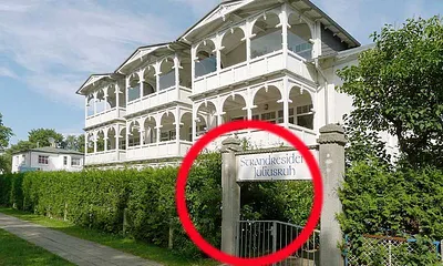 Lage der Ferienwohnung 01 im Haus I der Strandresidenz Juliusruh