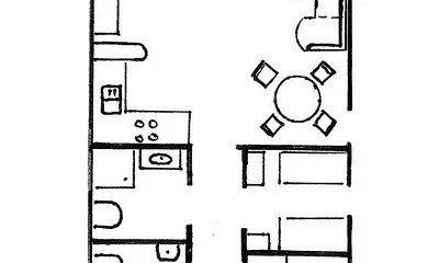 Grundriss der Ferienwohnung 15