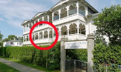 Lage der Ferienwohnung 05 im Haus I der Strandresidenz Juliusru