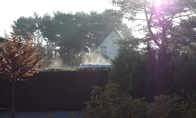 Herbstblick von Terrasse