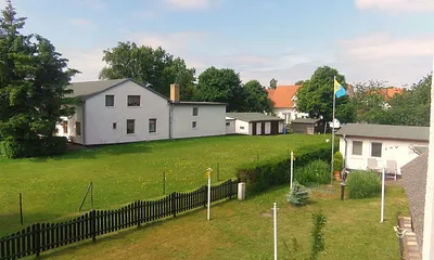 Aussicht aus dem Wohnzimmerfenster