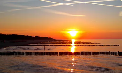 Sonnenuntergang in Koserow