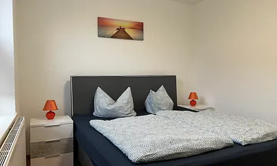 Schlafbereich, Bettwäsche wird von uns kostenlos zur Verfühgung gestellt