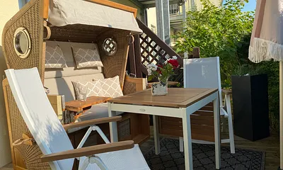 Moderne Sitzmöbel und XXL Premium Standkorb