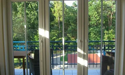 Blick Richtung Balkon; Aussicht