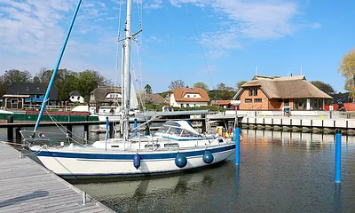 Der neue Hafen Sellin, 300m vom Haus entfernt