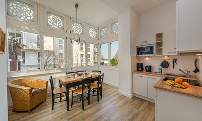 Villa Agnes (mit Meerblick), 2-Zimmer-Ferienwohnung (Meeresgruß - Seeblick)