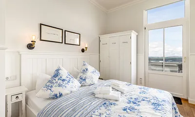 Hier im Bild der Ausblick bei stürmischer See.