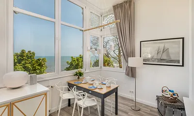 Villa Agnes (mit Meerblick), 2-Zimmer-Ferienwohnung (Panoramablick - Seeblick)