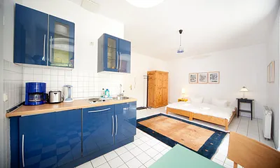 Blick Richtung Schlafbereich.