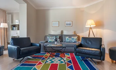 Auf der Couch kann bei Bedarf aufgebettet werden.