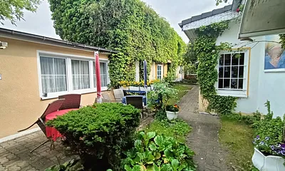 Blick auf die Ferienunterkunft Sonnenstrand
