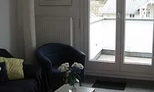 Die 3 Zi-FW D402 liegt im Dachgeschoss.