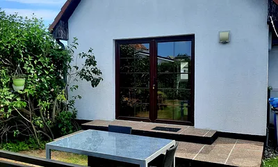 vordere Ansicht Ferienhaus