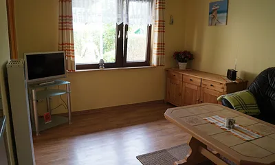 Der gemütliche Wohnbereich.