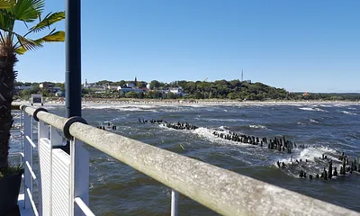 Seebrücke Blick zum Festland
