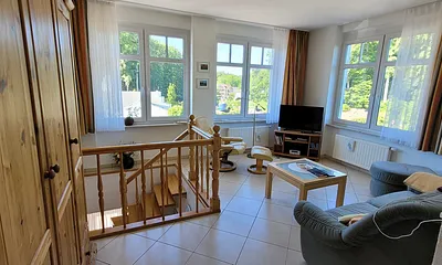 Wohnzimmer mit neuem Fernseher