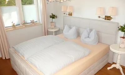 Schlafzimmer mi Boxspringbett (Liegefläche 180 cm x 200 cm)