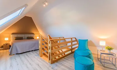 erstes Schlafzimmer mit Sitzsack
