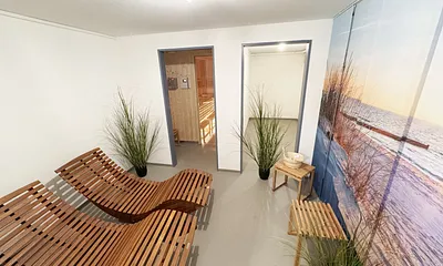 Sauna und Ruheraum