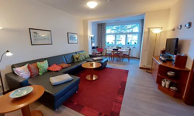Strandvilla Gudrun m. traumh. Meerblick (1. Reihe), 3-Zimmer-Apartment (Nr.  553)